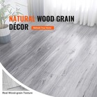 Uimoso Self Adhesive Vinyl Floor Tiles 20pcs 0 62mm Thick Light Gray Wood Grain