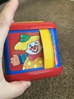 Shelcore 1992 Jack In The Box Clown Toy Vintage 