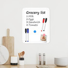 Small Dry Erase White Board  8 5  X 11  Mini Double-sided Magnetic Surface Board