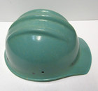 Vtg Original Green Bullard 502 Fiberglass Hard Boiled Hard Hat Ironworker  nice 