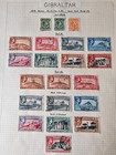 Gibraltar 1938-51 Set All Listed Perfs  Wmks   Shades Sg121-31 Used Cat   675 