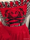 Closeout Sale  sz 4 new  Oktoberfest dirndl Dress 2-pc black red No Blouse