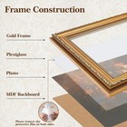 9x12 Picture Frame  Vintage Bronze Gold Picture Frame For Tabletop   Wall Mou   