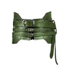Medieval Leather Buckle Waist Belt Sca Larp Viking Renaissance Cosplay Costume