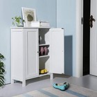 Storage Cabinet Kitchen Pantry Cupboard Organizer Furniture With 3 Shelves