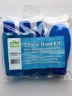 Blue Igo 5 Piece Travel Kit  Meets Tsa Regulations  Airline  Camping  Spa