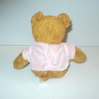 Avon Breast Cancer Bear 2001 Plush 7  Pink Velvet Shirt Awareness