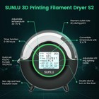 Sunlu Dryer Box S2 Upgraded With Fan black 360   Heating Around filament Holder