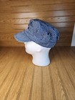Vintage Hat Red Rock Big Smith Railroad Engineer Cap Conductor Striped Sz Small
