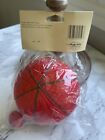Vintage Dritz 731 Large Tomato Pincushion W strawberry Emery-4  New In Package