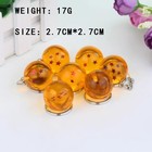 Anime Crystal Star Ball Keychain Resin Bag Charm Pendant Keyring Multi Variation