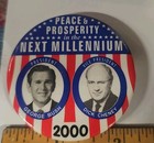 Vtg Bush Cheney Political Campaign Button Pinback Pin Lot Of 12 Republican