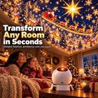 Magical Christmas Projection Night Light Indoor Holiday Projector Lamp