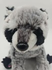 Ganz Webkinz Raccoon 8  Beanbag Plush Gray Black Hm143 No Code Retired