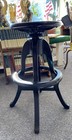 Vintage  Industrial Adjustable Heavy Solid Wood Iron Stool Local Pickup Please