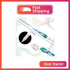 Zonon 3 Pieces Handmade Glass Dip Pen High Borosilicate Crystal Calligraphy Glas