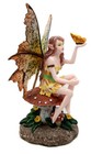Amy Brown Tropical Sunny Yellow Butterfly Fairy Enchanted Forest Figurine 6 25 