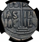 Byzantine  Anonymous Christ Follis  1028-1034 Ad  Class B  Ngc Choice Vf