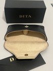 Dita Sunglasses Hard Case Only  With Cleaning Cloth Black