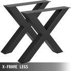 Vevor Set Of 2 16  h By 15 w Steel Table bench coffee Table Legs L1