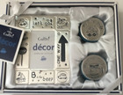 Cudlie Decor Baby Gift Frame With Tooth And Curl Keepsake Boxes Silver Toned