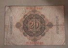 1910 Germany 20 Mark Note