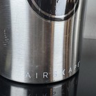 2 Airscape Stainless Steel Coffee Canisters  Pot Jar Clear Lid 7 x5  Made In Usa