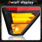 Left Tail Light For 2024-2025 Kona 92405-be120 Chrome Housing Red Lens Dot