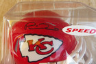 Kansas City Chiefs Patrick Mahomes Signed Autographed Mini Football Helmet Coa 1