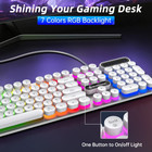 Wired Gaming Keyboard   Mouse Combo  Rgb Backlit Keyboard And Mouse