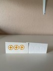   1 10  7 Inch  Scale Wally West Flash Decals Action Figure Permanent Vinyl 