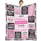 Administrative Assistant Gifts For Women  60  X 50  Pink-admin Assistant