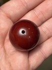 Antique Cherry Amber Bakelite Faturan Prayer Bead 18 64g Fully Tested