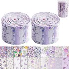 2 Rolls  2 56  X 39 37   40 Strips Jelly Roll Fabric For Quilting  Crafting