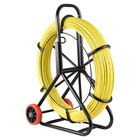 New Fish Tape 8mm 150m Fiberglass Rod Cable Puller Wire Reel Rod Duct Rodder-
