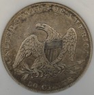 1837 Reeded Edge Capped Bust Half 50c Ngc Certified Xf40