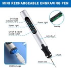 Engraving Pen With 37 Bits - Wireless   Rechargeable - Beginner Friendly  Rotary
