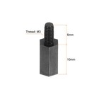 M3 Nylon Hex Standoff Screws Nuts  200pack Pcb Threaded Kit 10mm 5mm  Black 