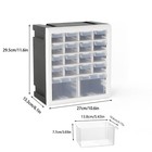 18 Drawer Plastic Screw Storage Organizer Tool Box Nuts Small Parts Bin