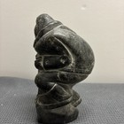 Vintage Hand Carved Soapstone Figure 8 5  Inuit Alaskan Native Climbing Eskimo