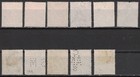 Great Britain 1924 Sc 187-95 198 200 Used King George V Ap5419