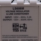 Tripp Lite Ls606m Line Conditioner 600w 6-outlets Avr Surge Protector 120vac
