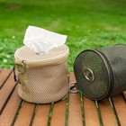 Camping Tissue Holder Roll Paper Storage Bag With Hook