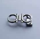 Salvatore Ferragamo Men s Silver Gancini Belt Buckle  for 1 38  Wide Belts 