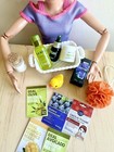 13 Pcs Lot Set Dollhouse Miniature Bath Beauty La Mer Cream Facial Masks Sponge