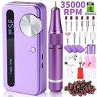 Electric Drill Nail File Acrylic Art File Manicure Pedicure Portable Machine Kit