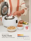 Cuckoo Twin Pressure Rice Cooker  12-cup Cooked  White  Crp-st0609fw