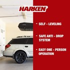 Harken Heavy Cargo Carrier Overhead Garage Storage 4-point Hoist System - Black