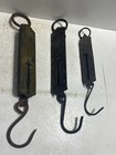 - Vintage Hanging Scales Antique Hand Tools Lot Of 3 