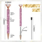Diamond Rhinestone Pens 4 Pack Ballpoint Ink Metal Body Women Gift Party Favor